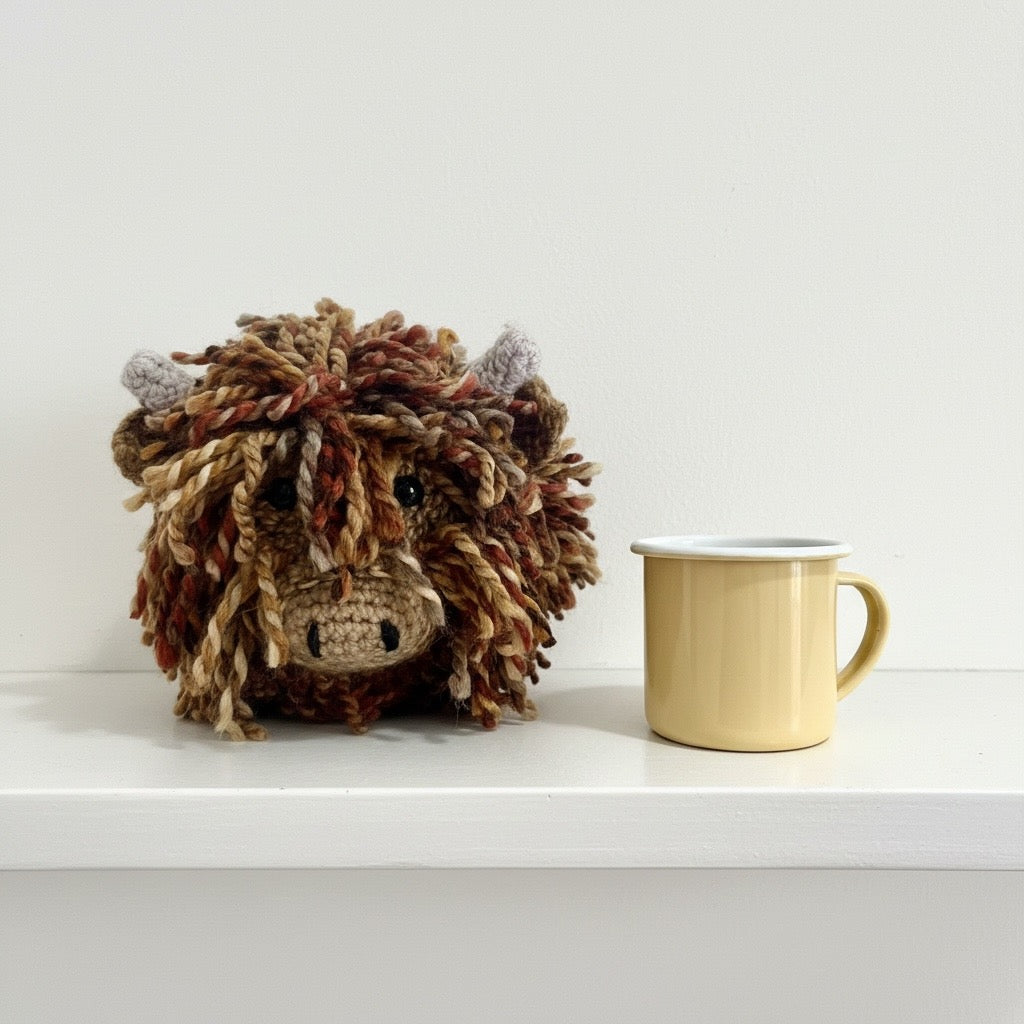 Highland Cow Doorstop | Hamish