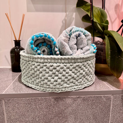 Handmade Crochet Storage Basket