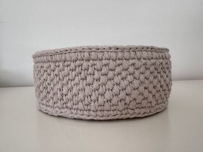 Handmade Crochet Storage Basket