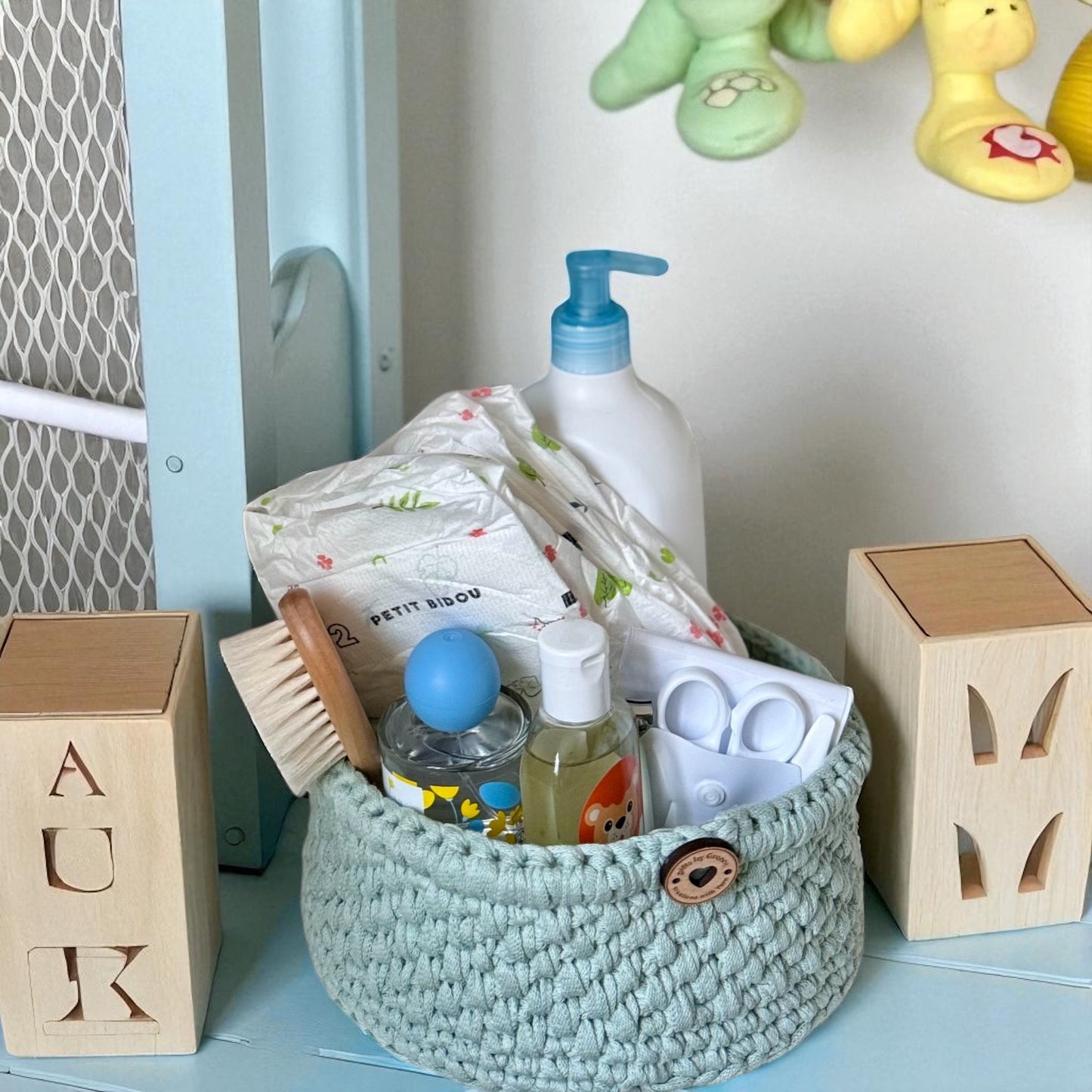 Handmade Crochet Storage Basket