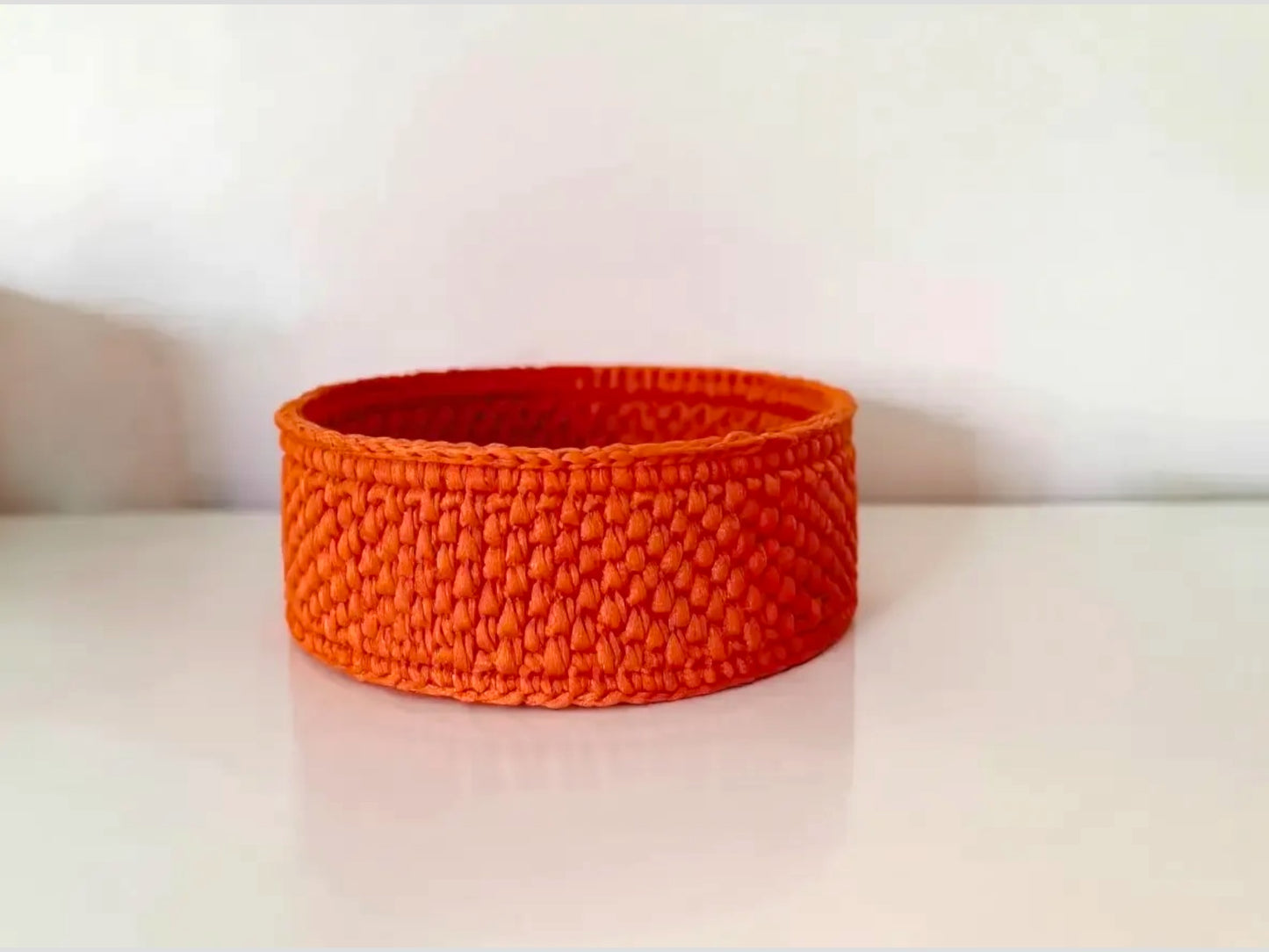 Handmade Crochet Storage Basket