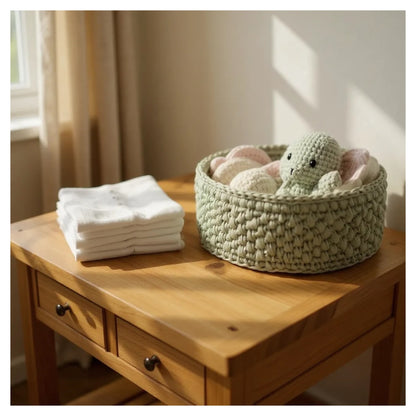 Handmade Crochet Storage Basket