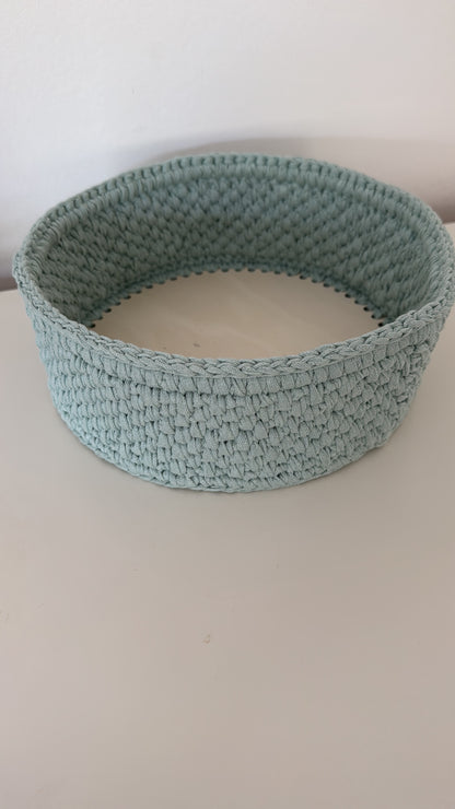 Handmade Crochet Storage Basket
