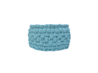 Small Trinket Basket | 10cm Crochet Storage Basket