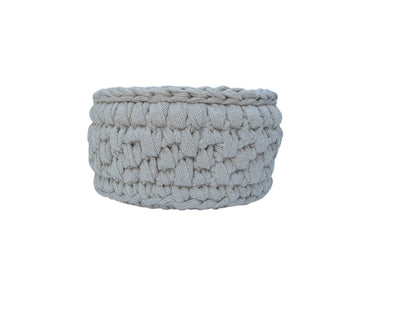 Small Trinket Basket | 10cm Crochet Storage Basket