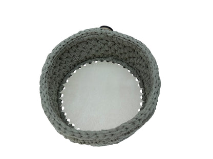 Small Trinket Basket | 10cm Crochet Storage Basket