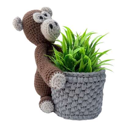 Animal Plant Pot Holder | Crochet Plant Pot Cover